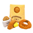 Cream Bakery Set hide-and-seek plush toy set with a clean transparent background