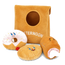 Toasted Bakery Set hide-and-seek plush toy set on transparent background