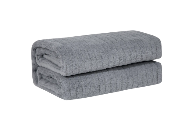 Dusk Gray CloudWrap XL Quick-Dry Pet Bath Towel on transparent background