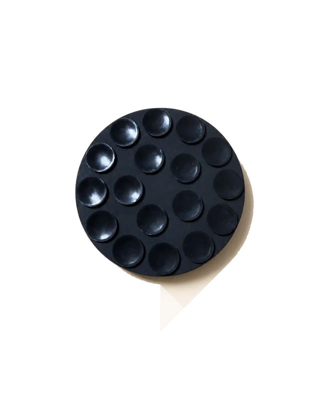PawMaze Silicone Slow Feeder suction-cup base on transparent background