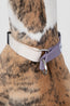 Close-up of the ValleyEase Martingale Dog Collar limit loop and D ring